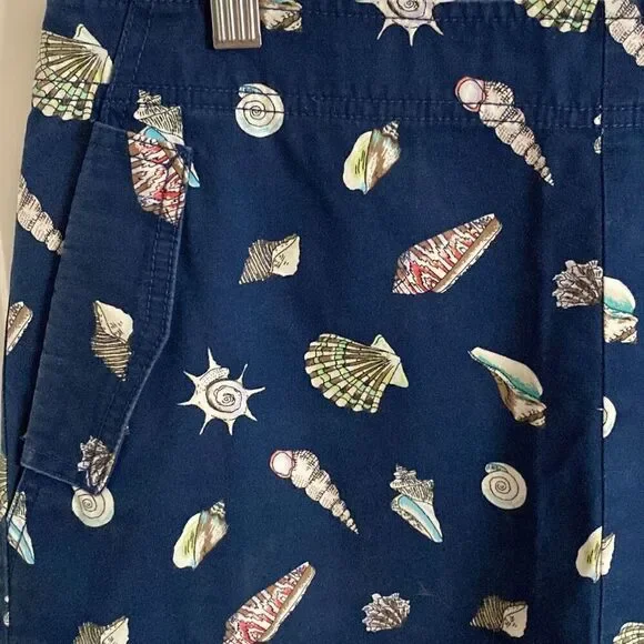 Talbots seashell print skirt size 8 - Picture 4 of 11